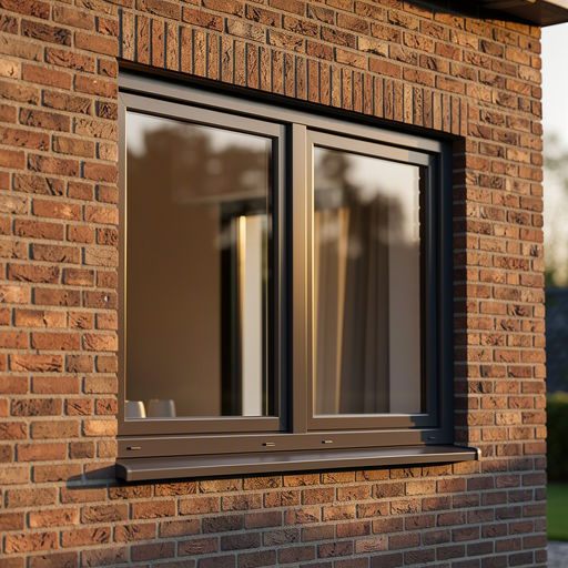Antraciet kunststof kozijnen in een moderne woning in Bilthoven