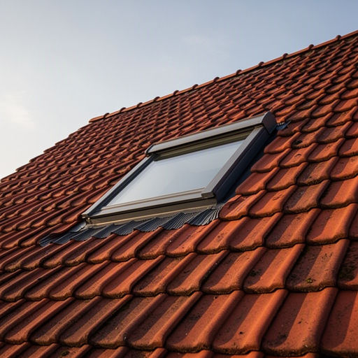 Wit kantelbaar kunststof dakraam met HR++ glas in een zolderkamer