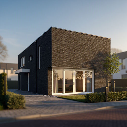 Witte kunststof hefschuifpui met HR++ glas in een rijtjeswoning