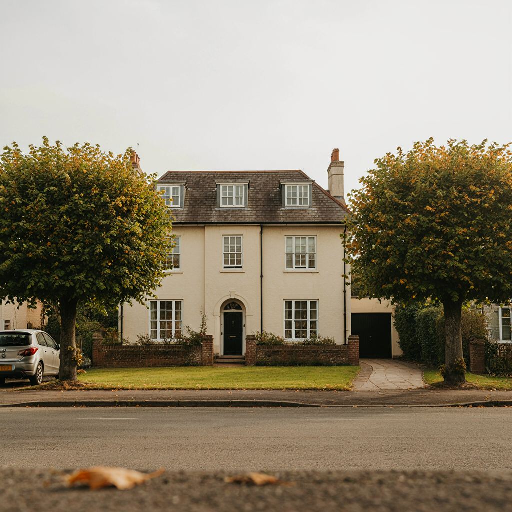 Vrijstaande karakteristieke woning in de bosrijke omgeving van Zeist met nieuwe witte kunststof kozijnen