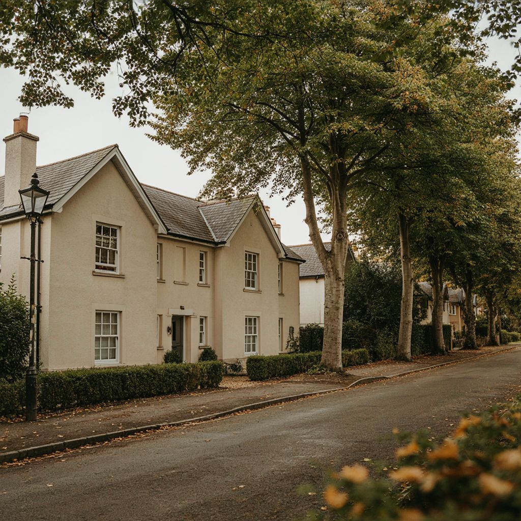 Vrijstaande jaren-30 villa in een bosrijke straat in Bilthoven met nieuwe witte kunststof kozijnen