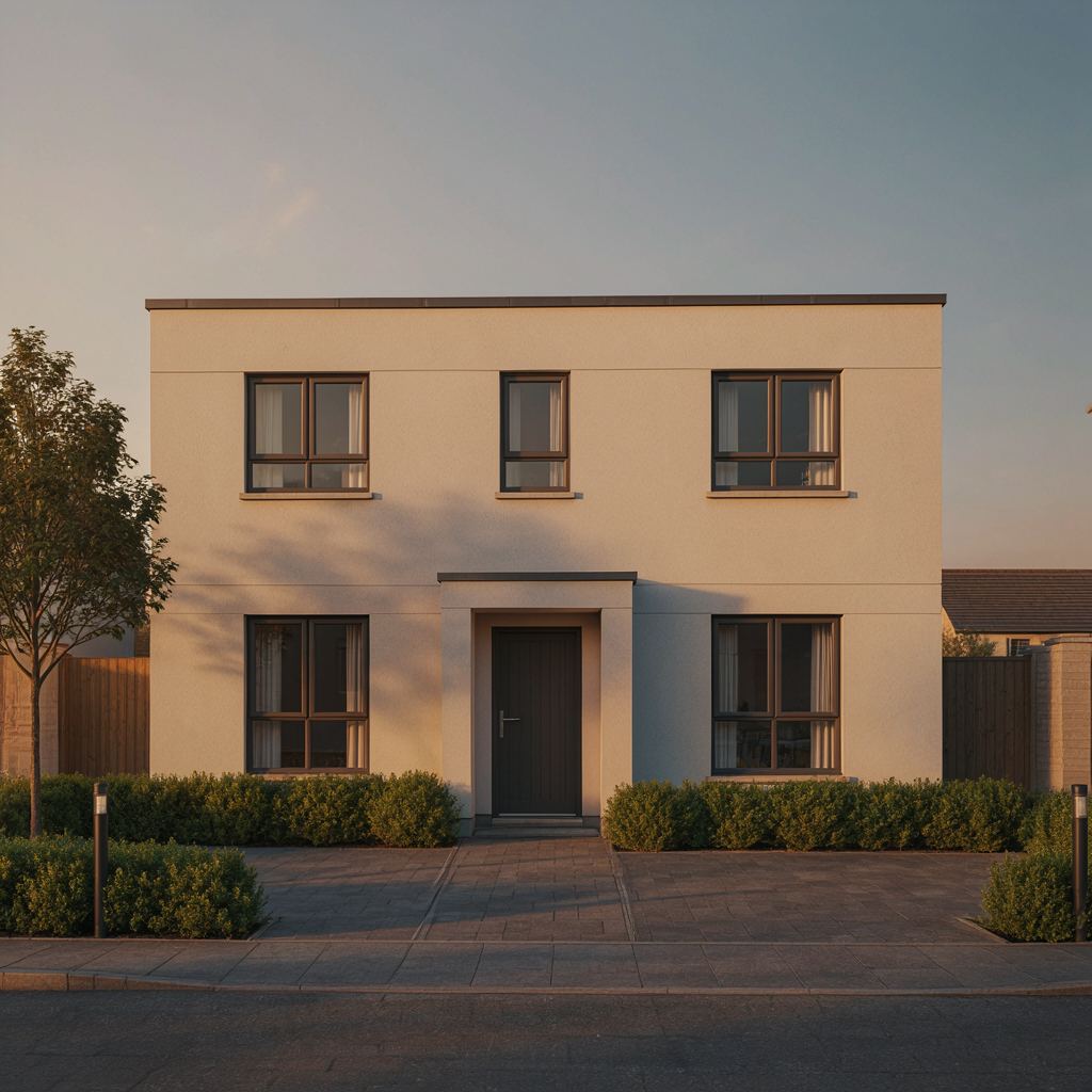 Vrijstaande woning in Breukelen met antraciet kunststof kozijnen midden in een kindvriendelijke woonwijk
